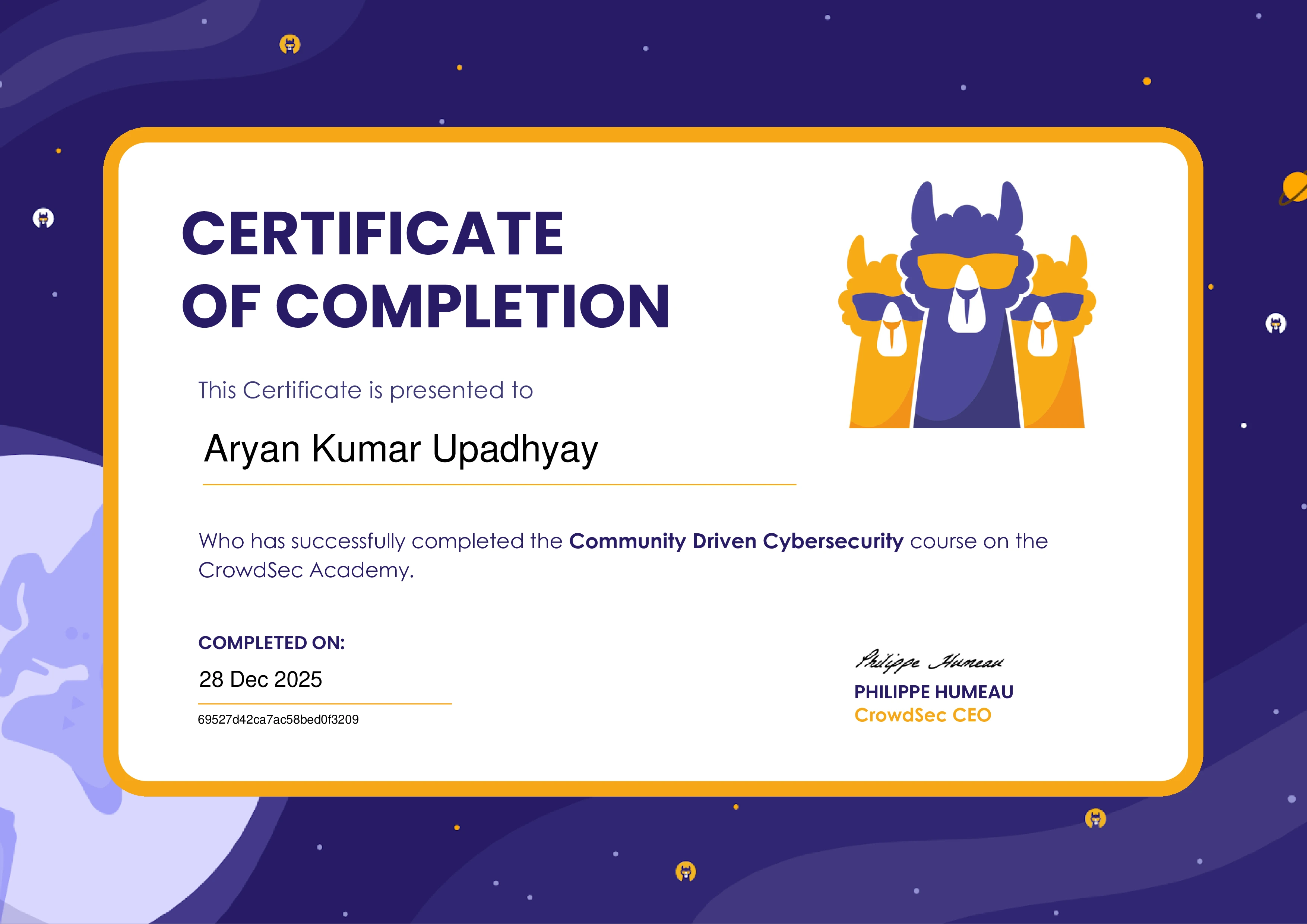 Manage Security Risk Certificate – Google – Aryan Kumar Upadhyay