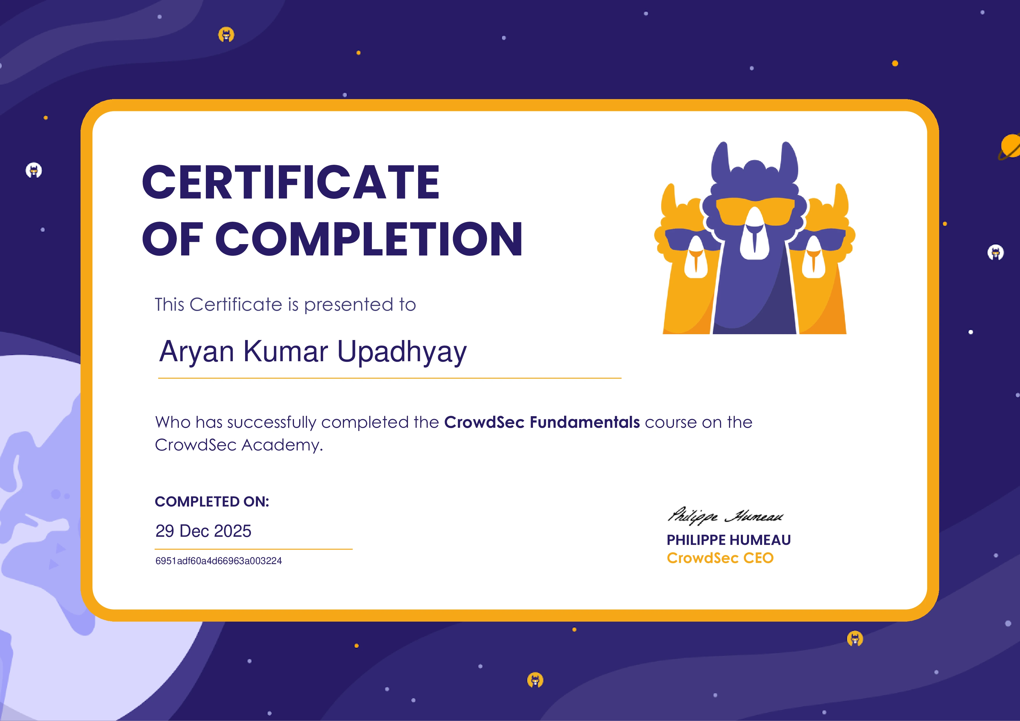 Manage Security Risk Certificate – Google – Aryan Kumar Upadhyay